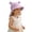 Light Purple, variant on Kids Bear Ear Bucket Hat Solid Beige Color Cute Animal Design Wide Brim with Adjustable Chin Strap Breathable Cap for Outdoor Beach,Pink,1-4 Years