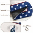 thumbnail image 6 of Independence Day 2'x6' Runner Rugs for Hallway Kitchen Bedside Non Slip, 4th of July Patriotic Star Blue Red Flag Entryway Rug Runners with Rubber Backing, Long Carpet Runner for Laundry Room, 6 of 8