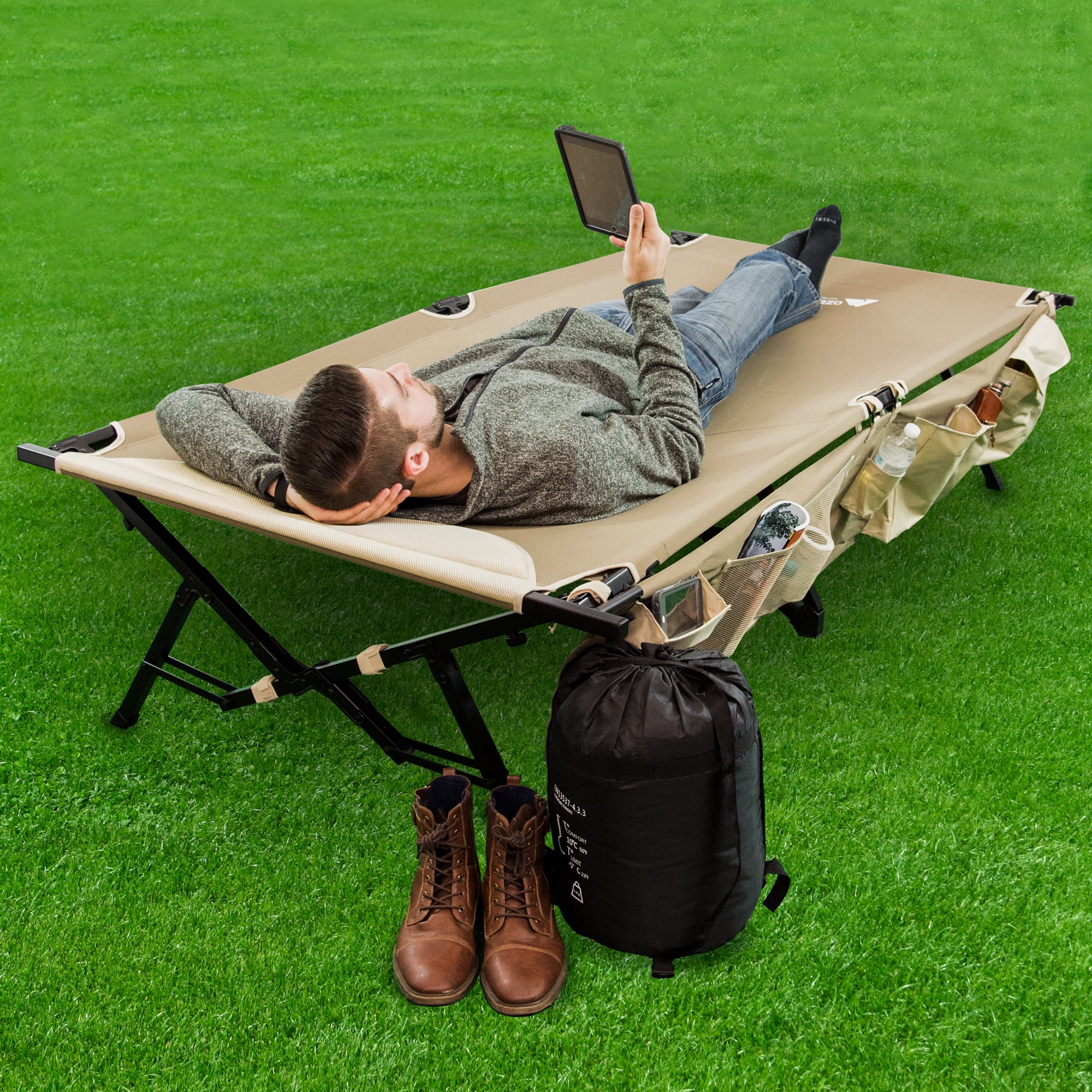 travel cot camping bed