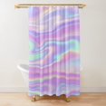 thumbnail image 3 of Iridescent Dreams Shower Curtain Ombre Abstract Bathroom Curtain Watercolor Girly Boho Shower Curtains Polyester, 3 of 6
