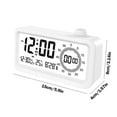 Alarm Clocks For Bedrooms Large LED Display 3Level Dimmer Battery