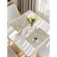 thumbnail image 5 of Green Brown Wildflowers Placemats Set of 4, Modern Floral Butterfly Plant Placemats for Dining Table, Place Mats for Kitchen Tabletop, Waterproof Wipeable Dining Table Mats Set, 5 of 9