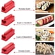 thumbnail image 3 of El secreto del chef para hacer sushi en casa: kit japonés divertido y fácil, juego de sushi de plástico para una preparación rápida, herramienta para hacer sushi, molde para sushi, material sin BPA,, 3 of 7