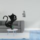 thumbnail image 2 of Reloj de pared con diseño de gato para guardería, estatua de Guan Yin, escultura, figura de piedra acrílica, silencioso, adecuado para dormitorio, sal, 2 of 8
