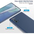 thumbnail image 3 of Galaxy S20 Case, (2 Pack) Screen Protector Film with Liquid Silicone Gel Rubber Soft Microfiber Cloth Lining Cushion Shockproof Cover Case for Galaxy S20 (5G) 6.2 inch Blue, 3 of 12