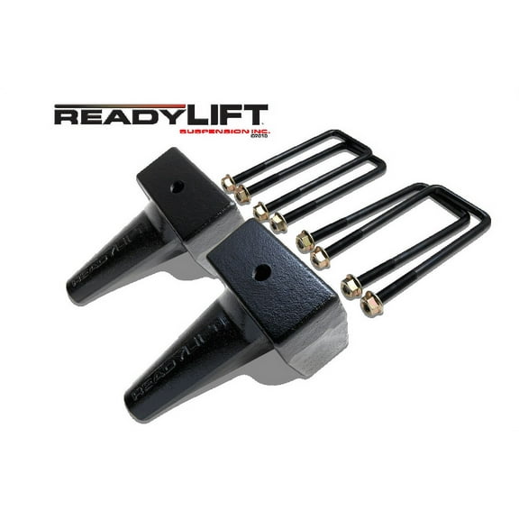 ReadyLift Suspension 99-10 Ford F250/350 5.0in Tall OEM Style Rear Lift Block Kit w/ U-Bolts Fits select: 1999-2010 FORD F350, 2004 FORD F250 SUPER DUTY