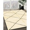 thumbnail image 2 of Ahgly Company Indoor Round Abstract Khaki Gold Solid Area Rugs, 3' Round, 2 of 6