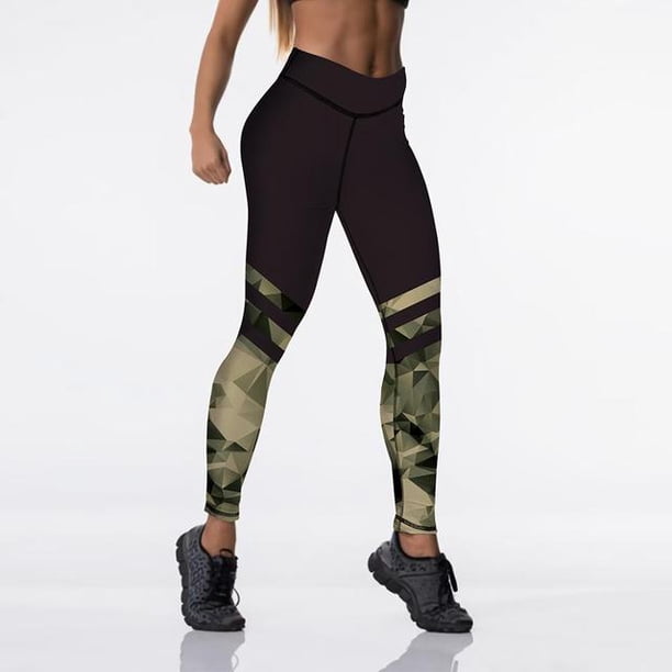 Qickitout 12% spandex Sexy cintura alta elasticidad mujeres Digital impreso Leggings Push Up pantalones de fuerza Tan Jianjun unisex