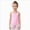A38-Pink, variant on Girls Camisole Dance Leotard with Ruched V-Neck,Sleeveless Ballet Bodysuit