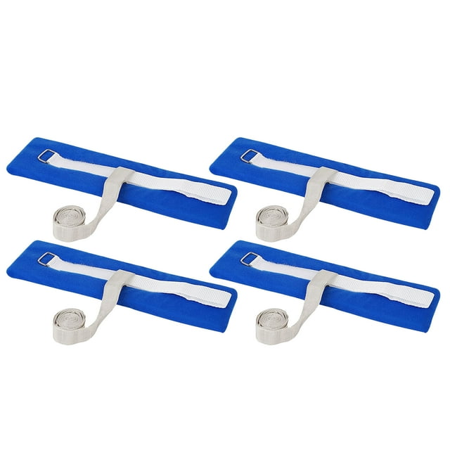 4 correas de sujeción médica para barandillas de cama de paciente, correas de muñeca ajustables para cama de hospital