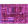 thumbnail image 1 of Ahgly Company Indoor Rectangle Oriental Purple Modern Area Rugs, 8' x 12', 1 of 4
