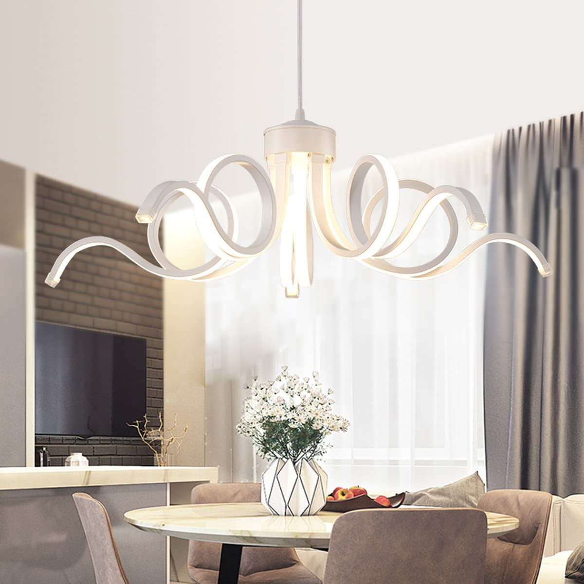 Living Room LED Ceiling Lights Dimmable Light Fixtures Ceiling Flush