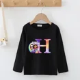 thumbnail image 4 of Gabbys Dollhouses-Sudadera fina con letras A B C para niñas, ropa para niños, camisa larga, ropa para niños, invierno, Otoño, regalos, 4 of 5