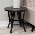 thumbnail image 4 of Linon Thorne 3 Pc Round Metal and Wood Occasional Table Set in Charcoal, 4 of 8