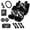 Black Soccer Lightning, variant on Uourmeti Black Dragon Print Car Seat Covers Full Set, Auto Steering Wheel Cover Armrest Cushion Seat Belt Covers Sun Visor Storage Bag,Car Interior Accessories Sets Universal Fit Cars SUV Trucks
