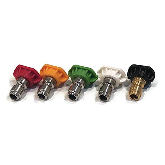 The ROP Shop | Spray Tip Nozzle Set for Many Troy Bilt, Brute Pressure Washers with 1/4 inch QC