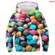 thumbnail image 3 of Sudaderas con capucha para niños y niñas con estampado 3D de comida divertida, macarrones de caramelo, sudaderas con capucha para niños, ropa para adolescentes, jerseys de Nutella para niños 2021, 3 of 5