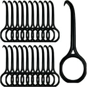 Lingsheng 20Pcs Invisible Braces Removal Tool,Black Aligner RemoverTools for Adults Brace Remover Braces