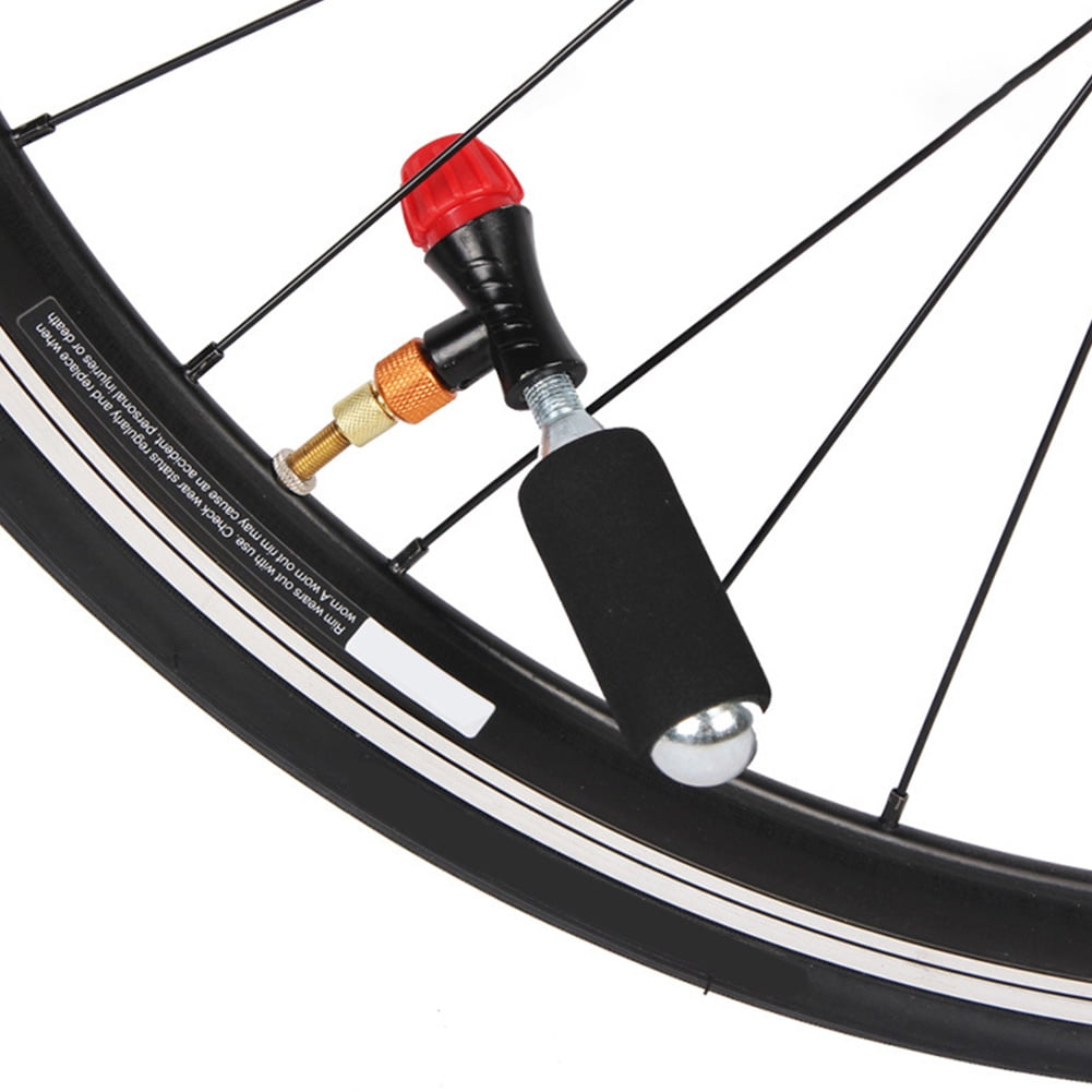 54mm Aluminum Alloy Bicycle CO2 Tire Inflator Head For Presta Schrader Valve New