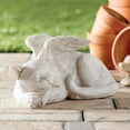 thumbnail image 4 of Statue Commémorative de Chien Chat Ange, Statue de Marqueur de Tombe Commémorative pour Animaux, Pierre Commémorative en Résine Finition Sympathie Éternelle dans Nos Cœurs, 4 of 8