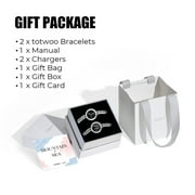 TOTWOO Long Distance Bracelets for Couples, Vibration & Light Up Bracelet, Montain & Sea Long Distance Relationship Gifts for Girlfriend Boyfriend