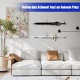 thumbnail image 2 of relayinert 2 Pcs Installation Facile Support Mural en Acier Inoxydable pour Hache, Daggers et Couteaux Robuste et Durable, 2 of 6