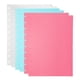 thumbnail image 1 of Uxcell 1 Set Cubierta de cuaderno Discbound, 10 x 7.1" Tamaño B5 Carta Cubierta de planificador de disco para cuaderno Happy Planner Producto de oficina, Blanco/Rosa/Verde, 1 of 6