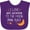 Purple, variant on Inktastic I Love My Auntie to the Moon and Back Boys or Girls Baby Bib