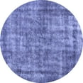 thumbnail image 1 of Ahgly Company Machine Washable Indoor Round Persian Blue Traditional Area Rugs, 5' Round, 1 of 4