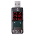 thumbnail image 4 of USB Color LCD Voltmeter Ammeter Current Meter Multimeter Charger USB Tester (Black), 4 of 5