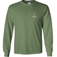 thumbnail image 2 of Fair Game Shelby Cobra Legendary Racing Circle Long Sleeve Shirt-Military Green-Medium, 2 of 6