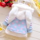 thumbnail image 4 of Abrigo De Invierno Para Niños Pequeños, Chaquetas De Abrigo Para Niños Y Niñas, Abrigo Cálido Con Capucha De Piel Para Bebés, Chaqueta Gruesa, Ropa Cálida, Azul Claro Odeerbi LM103-419, 4 of 5