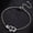 02#Silver Hollow Elephant, variant on Elegant Stainless Steel Elephant Family Chain Bracelet Ankle Women Jewelry Gifts-03#Black Twine turtle
