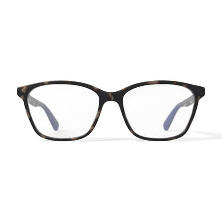 Christian Siriano Women's Mckayla Square Prescription Eyeglasses with Case, Tortoise Blue