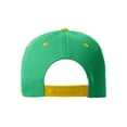 thumbnail image 2 of Daxton Classic Snapback 3D Alphabet A to Z Numbers Initials Flat Bill Visor Cap-Kelly Gold Hat, Number 2, 2 of 5