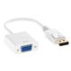 thumbnail image 3 of RYRA DP To VGA Adapter Cable 1080P DisplayPort To VGA Converter Cord For HDTV Monitor, 3 of 5