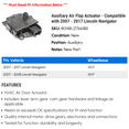 thumbnail image 2 of Auxiliary Air Flap Actuator - Compatible with 2007 - 2017 Lincoln Navigator 2008 2009 2010 2011 2012 2013 2014 2015 2016, 2 of 2