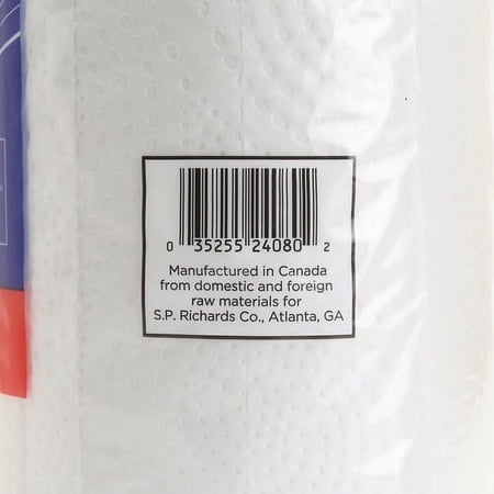 Genuine Joe, GJO24080, Kitchen Roll Flexible Size Towels, 30 / Carton, White
