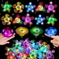 thumbnail image 1 of Anillos Fidget Spinner con luz LED, regalos de fiesta para niños, 1 of 8