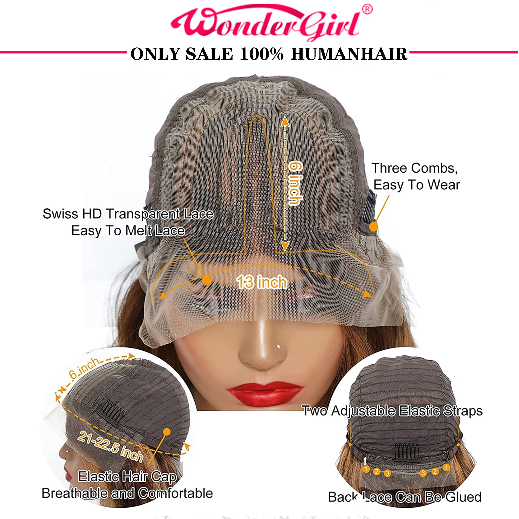 34 Inch Deep Wave Lace Front Wigs Human Hair Hd Lace Frontal Wigs For Black Women Hair 13x6x1 Transparent Lace 250%