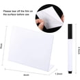 thumbnail image 2 of Buffet Food Labels Mini Chalkboard Signs White Acrylic Food Markers with Erasable Marker for Table Display, 2 of 4