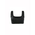 thumbnail image 1 of INSPIRE CHIC Training Cotton Wire Free Comfort Removable Pad Vest Tops Bra Black, 1 of 6