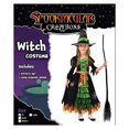 thumbnail image 2 of Vestido de Brujita verde Spooktacular Creations para Halloween con sombrero para Niñas M, 2 of 3