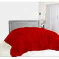 thumbnail image 3 of BedDecor 300 GSM 1Pcs Pinch Pleated Solid (Blood Red, Twin/Twin Xl) 100% Egyptian Cotton Base Comforter, 3 of 7