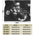 thumbnail image 2 of Flannel Blanket Aaron Musician Lewis Throws Blankets Super Soft Fleece Air Conditioning Blankets for All Season 50"x40", 2 of 9