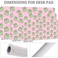 thumbnail image 6 of Cartoon Funny Dinosaur Pattern Mouse Pad,Desk Mat,Game Mat,Makeup Table Mat,Varied Use Mat for Office/Home/Study Girls Women(31.5''''X15.7'''',Pink&Funny Dinosaur), 6 of 6