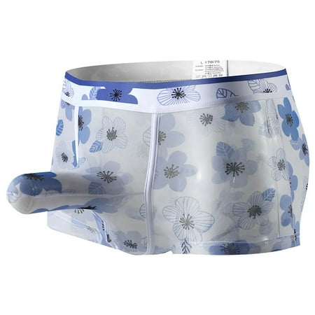 

JNGSA Lively Bras For Women Tshirt Bras For Women Men S Bottoming Boxer Briefs Mesh Ice Silk Print Boxer Briefs Lace Bras