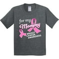thumbnail image 3 of Inktastic For My Mommy Breast Cancer Awareness Youth T-Shirt, 3 of 5