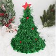 thumbnail image 5 of Darzheoy Christmas Hats Funny Xmas Santa Claus Hat Christmas Tree Hat Holiday Hats for Christmas Xmas Holiday Winter Theme Party Supplies Props, 5 of 6