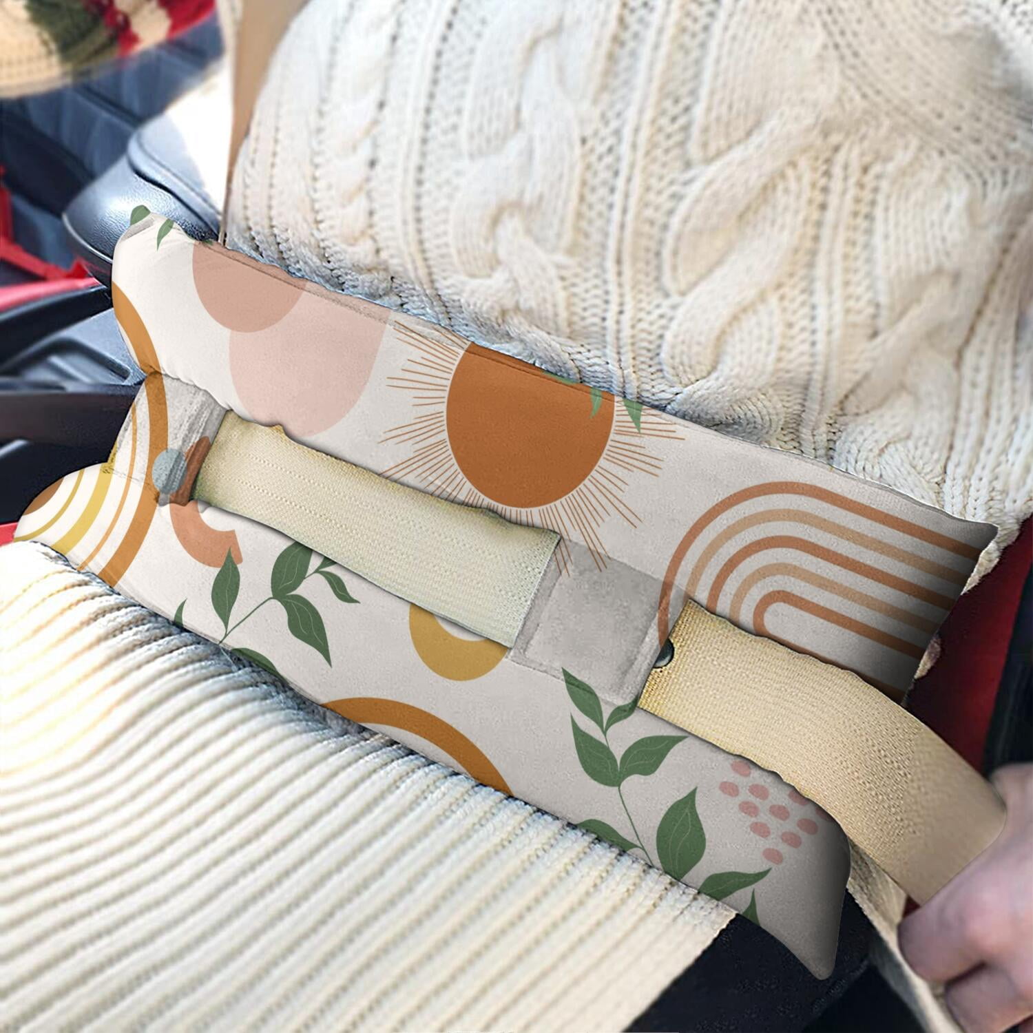 Post-Hysterectomy Seat Belt Pillow Abdominal Protection Cushion (Ethnic)